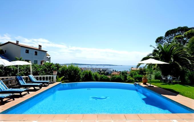 Villa Sea View At Eden Roc Hotel, Pool, Ocean, Beach, Bbq Vallauris